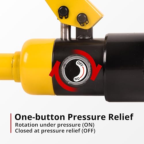 Miniatura 4 de Herramienta de prensado hidráulico 14T 6AWG-500MCM Herramienta de prensado de cables de batería 0.87 pulgadas Carrera hidráulica de orejeta