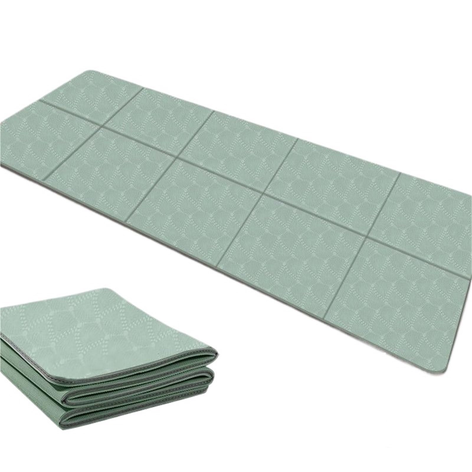 Esterilla de yoga plegable para siesta estudiantil, colchón grueso para pilates, estiramiento, gimnasia, gimnasio y campamento