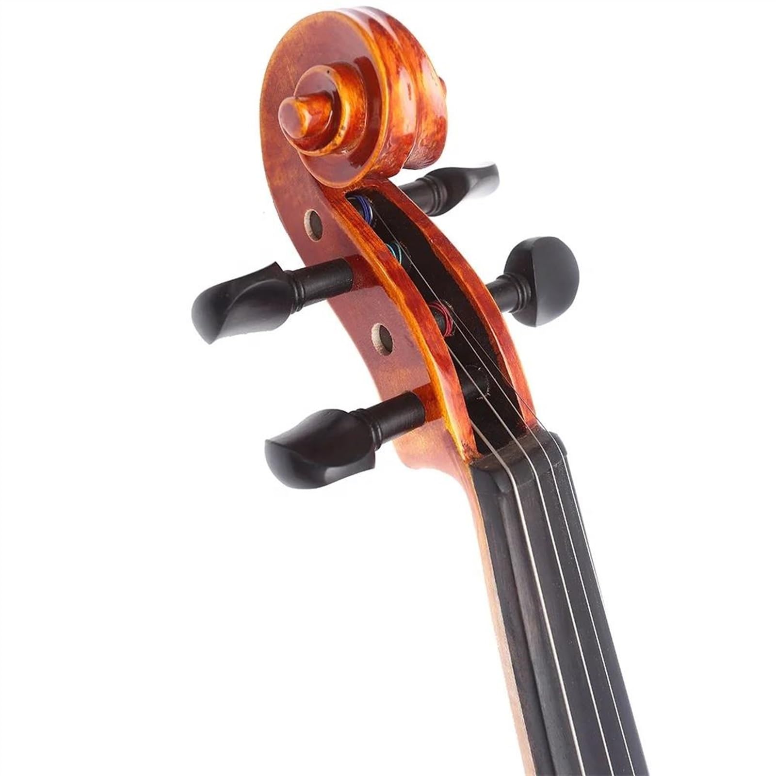 Violine Vintage Handgefertigte Flammenvioline Rückseite/Zarge Aus Massivem Ahorn