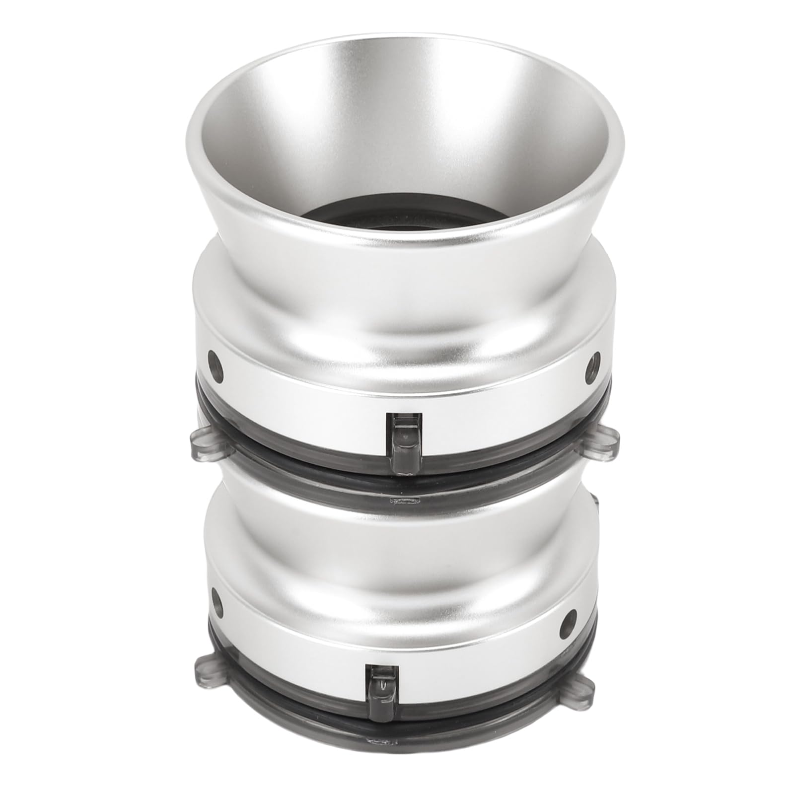 FILFEEL Adaptadores de Buje NAB/Dispositivo de Carga Universal de 4 Pulgadas y 10 Pulgadas para Grabadora de Cinta de Carrete a Carrete - Adaptador de Buje de Aleación de Aluminio Bloqueable