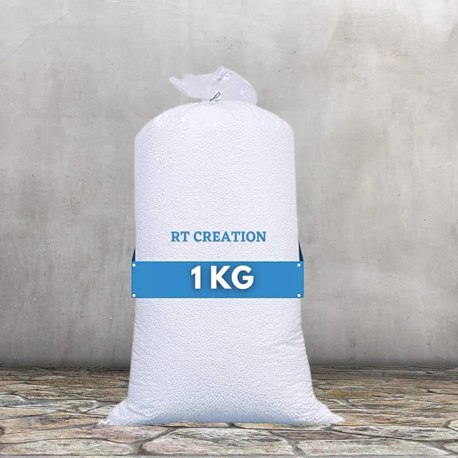 RT - CRAETION - Premium 1 KG Beans for Bean Bag Filling 1 KG Beans - 700 Grams net Weight as per Indian Standard