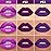 evpct 3Pcs Lavender Dark Violet Purple Matte Lip Liner & Liquid Lipstick Stain Makeup Set for Women, Lip Liner Stain Long Lasting Waterproof Smudge Proof, Cruelty Free Lip Makeup 24 hours originales