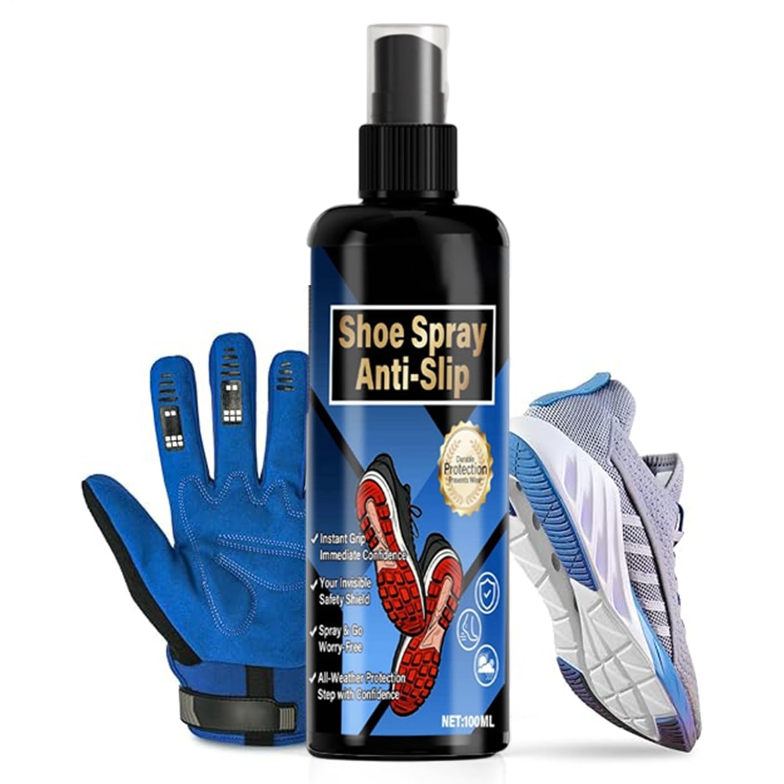 Spray Grip pour Basket-Ball, Chaussures, Sports - Adhérence pour Baskets, Bottes, Golf, Football, Tennis