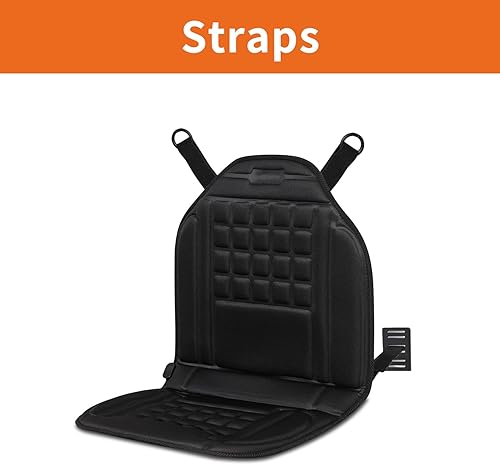 Miniatura 3 de Cojín de asiento con calor funda de asiento con calefacción de invierno con calentamiento rápido sobre la marcha para reducir el estrés