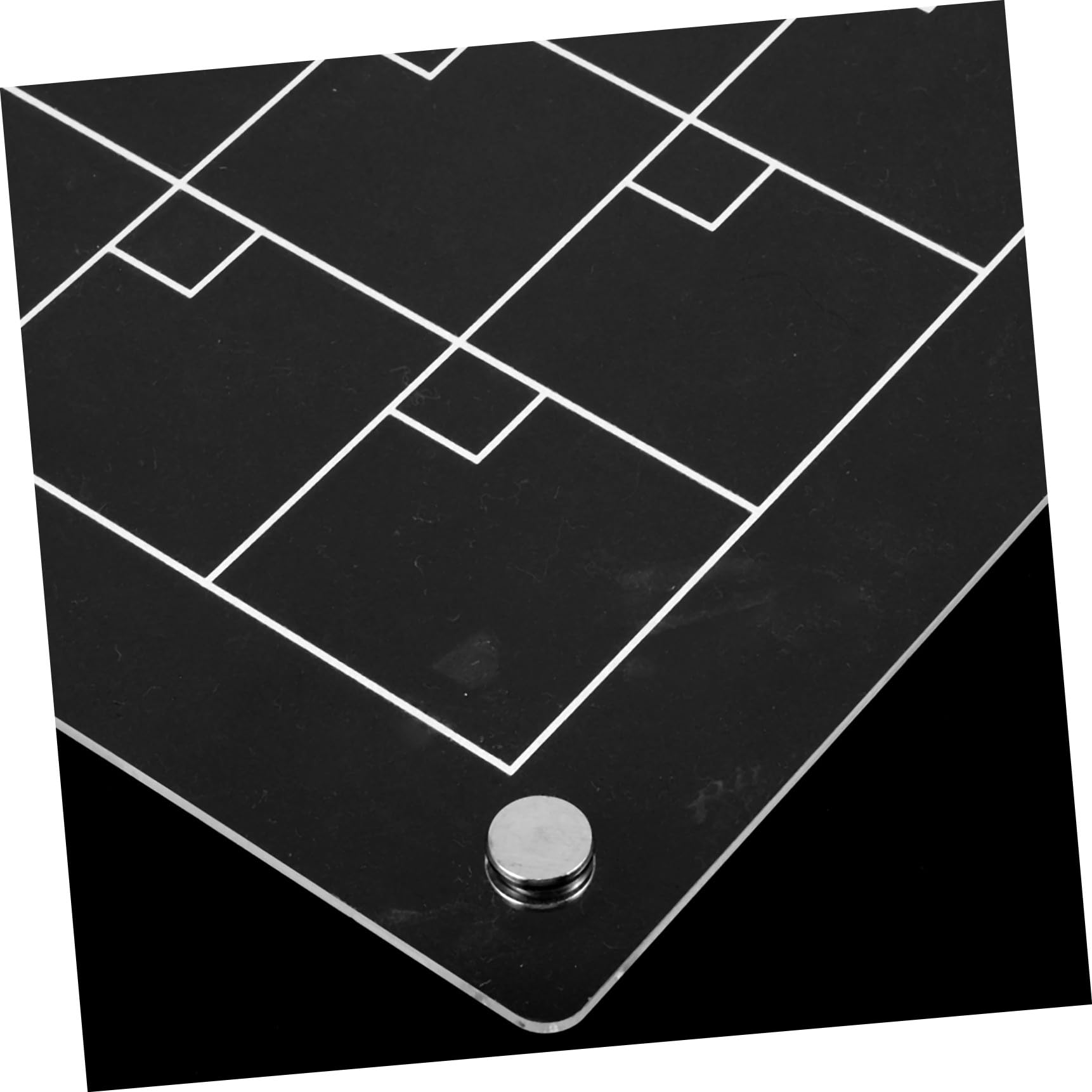 TEHAUX Magnetischer Acryl Kalender Kühlschrank Abwischbar Dry Erase Board Monatsplaner mit Whiteboard-markern Wiederverwendbar für Familienorganisation und Küchenplanung