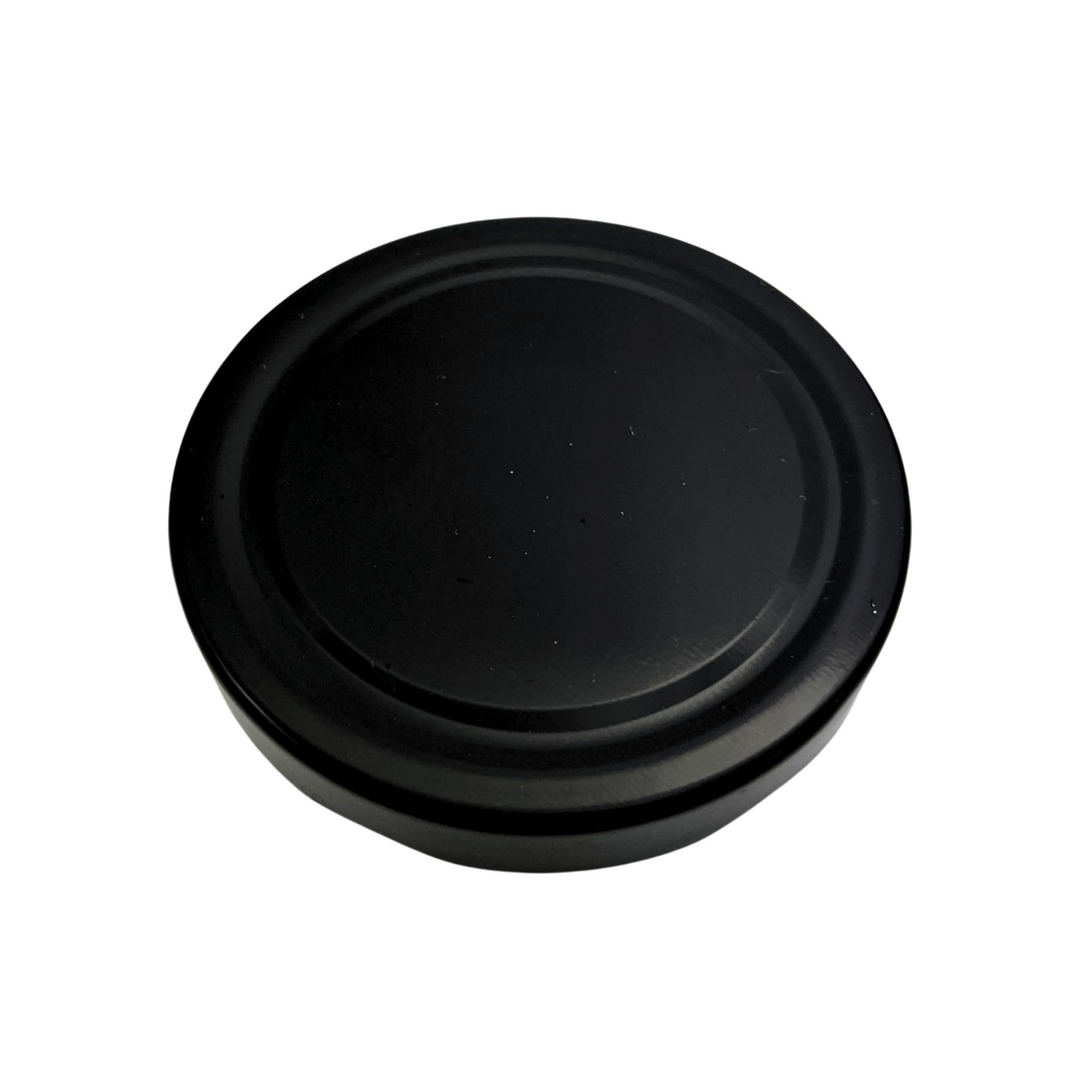 52x DEEP Twist Off Honigglas 500 g Rundglas Gläser für Honig Deckelfarbe Schwarz - glänzend