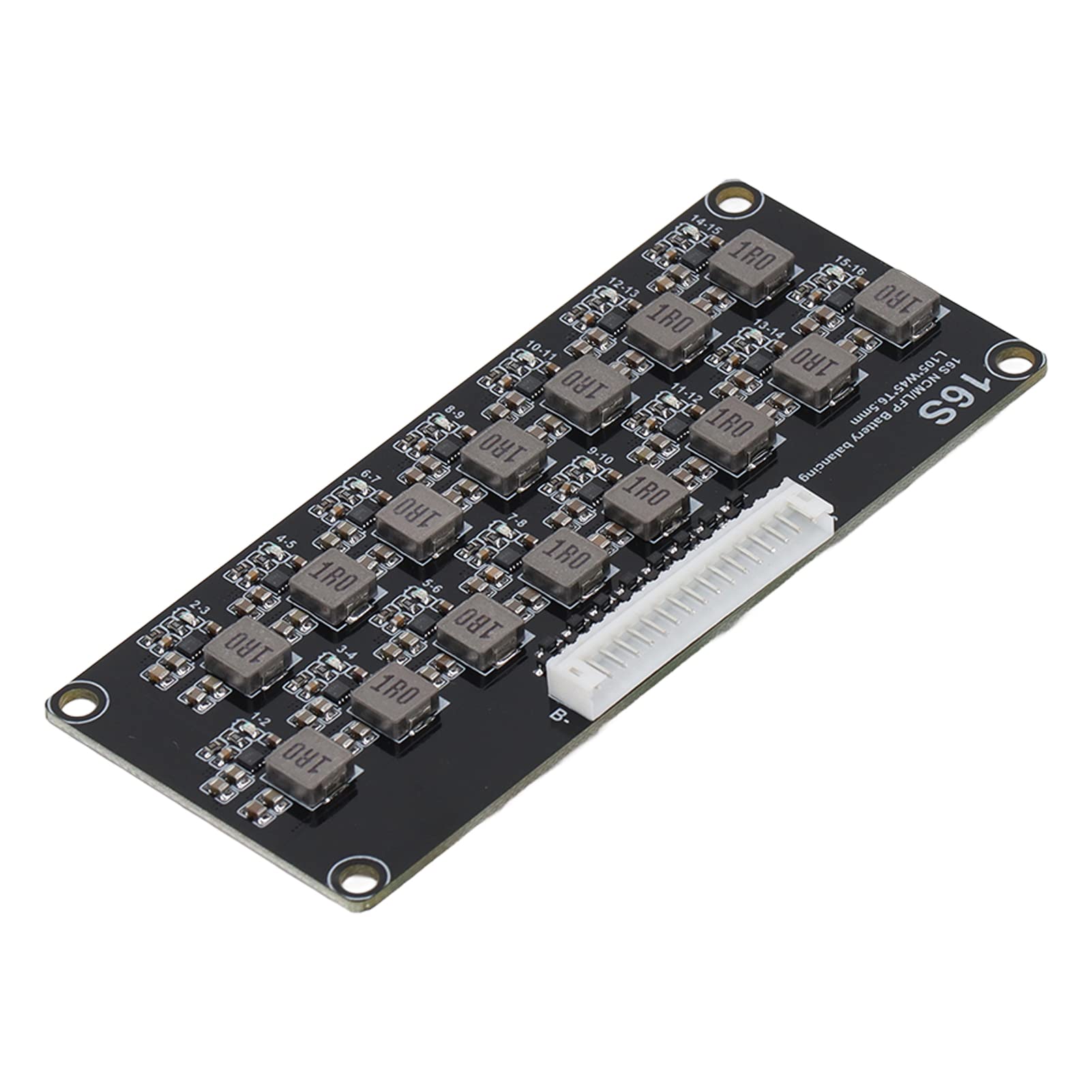 Fafeicy Aktiver Batterie-Equalizer, Induktiver Batterie-Balancer 16S 2,0–4,5 V mit Stabiler Verbindung für Ternäre Eisen-Lithium-Batterien, Stromwandler, Balanciert die Batterie Deutlich aus