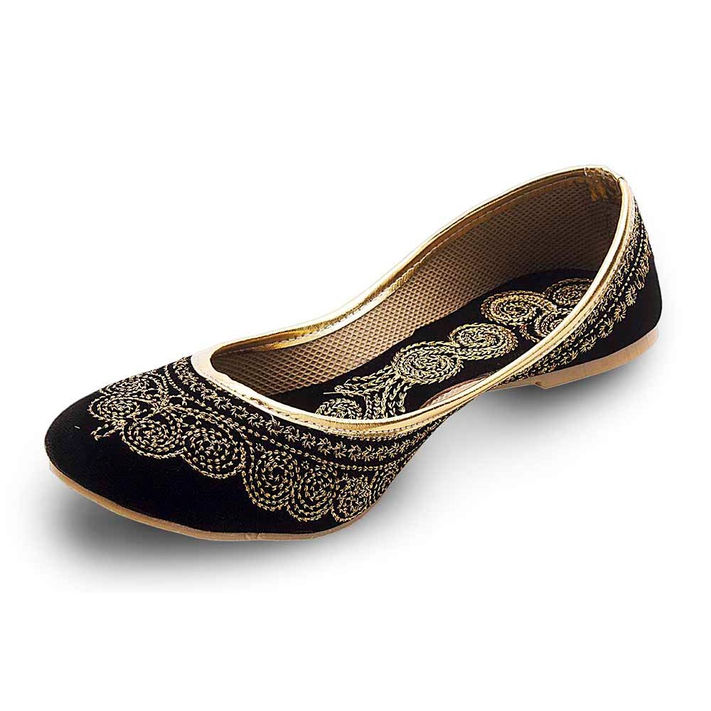 AR Women WMO352 Velvet Mojaris