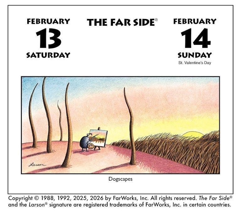 Image of The Far Side 2027 Off-The-Wall Day-to-Day Calendar
