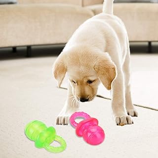 Zerodis Teeth Tools, Rubber Dog Pacifier Chew Toys for Pet Puppy Dogs Cats