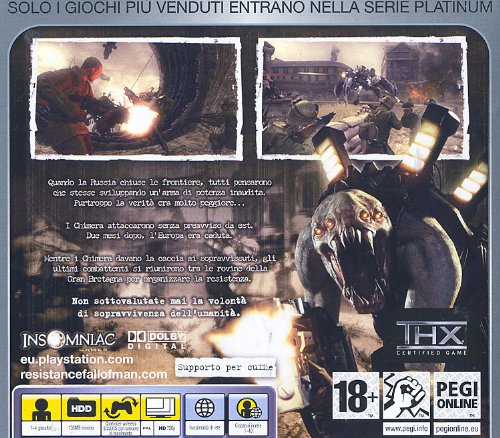 Resistance: Fall Of Man - Platinum Edition