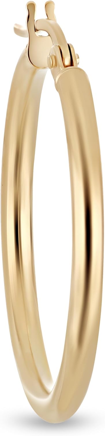 Bony Levy - 14K Yellow Gold Hoop Earrings - Image 4
