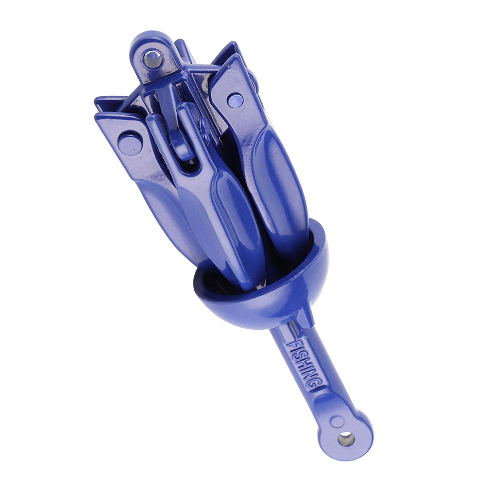 SIXRUN Zusammenklappbarer Bootsanker, Aluminiumlegierung, 4 Zinken, Kajak-, 18 X 16 cm, Kompakter Tragbarer Marine- für Kanus, Segelboote, Jetskis, PWC-Angelstopps