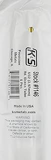 K & S Precision Metals 1164 Round Solid Brass Rod, 3/16