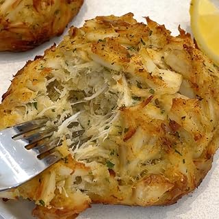 Premium 4 Oz Maryland Crab Cakes (1/2 Dozen) - Handmade Daily with Jumbo Lump Blue Crab Meat | Cameron's Seafood