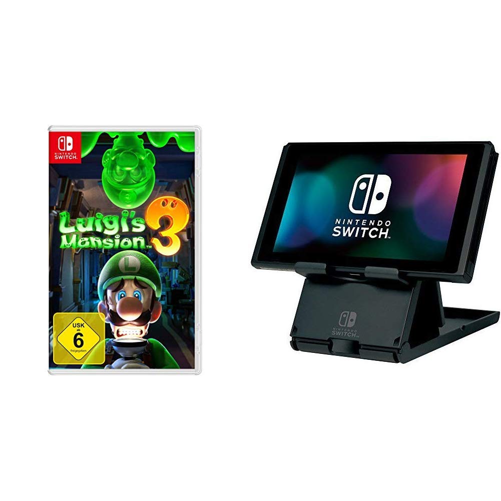 Nintendo Luigi's Mansion 3 - [Nintendo Switch] & HORI Kompakter PlayStand [Nintendo Switch]