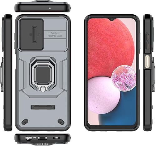 Vista 154 de Compatible con carcasa de soporte Honor 90 5G, con cubierta deslizante para lente de cámara compatible con funda Honor 90 5G REA-AN00 REA-NX9