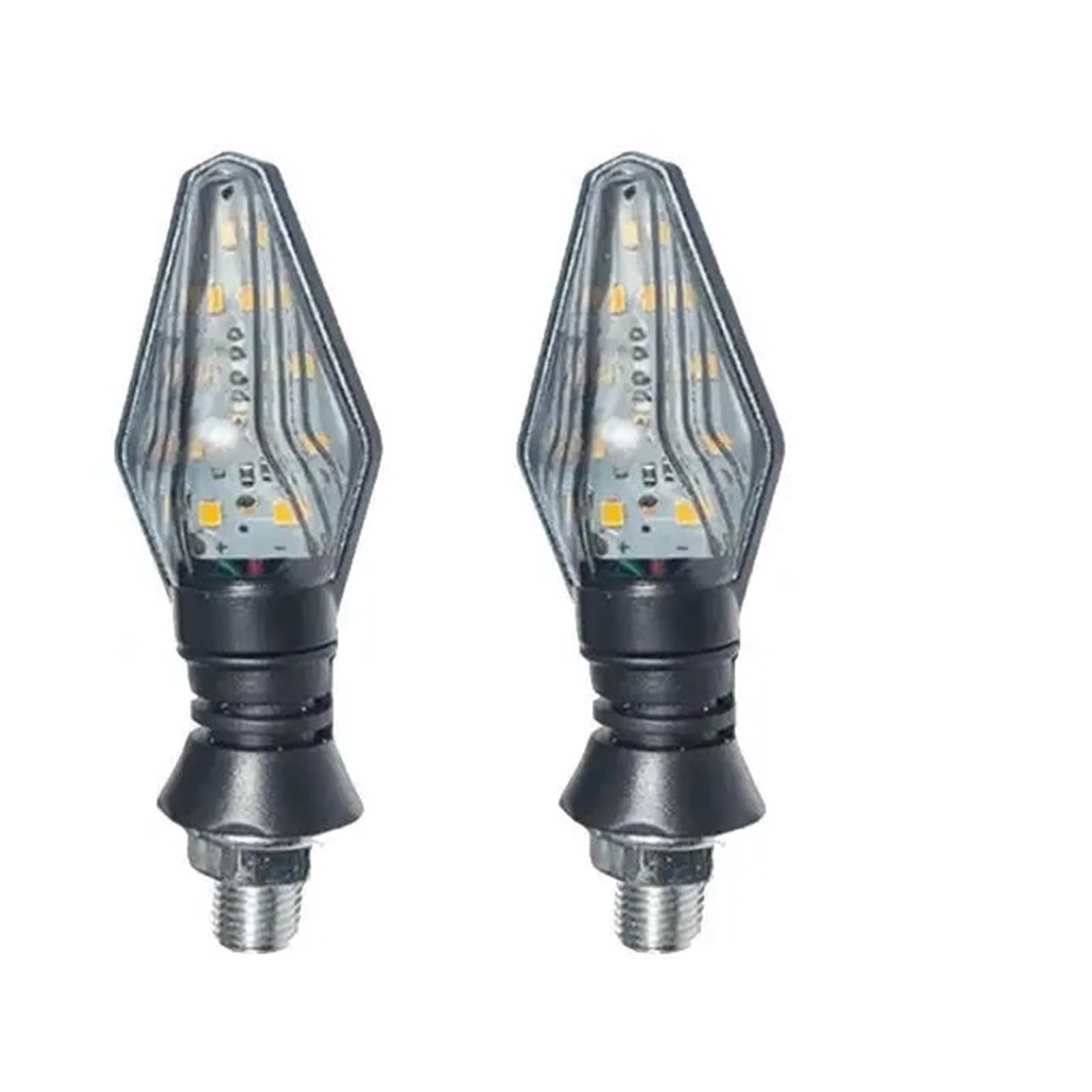 motocykla reflektor Motocyklowe Światła Kierunkowskazów Amber 10mm 12V LED Moto Lampa Uniwersalne Przednie Tylne(2 Pcs)