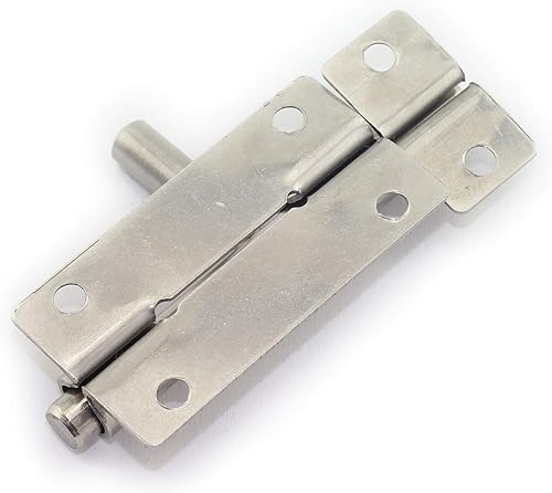 Miniatura 4 de Tegg Paquete de 1 pestillo de barril de puerta de 3 pulgadas 304 de acero inoxidable con cerradura de perno deslizante de seguridad para el hogar