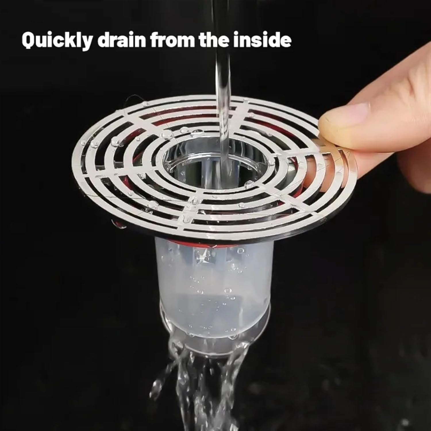 1/3PCS Floor Drain Filter Shower Anti-Odor Drainer Bathtub Leakage Hair Catcher Strainer Kitchen Bathroom Toilet Sewer Suppies(A-1pcs)
