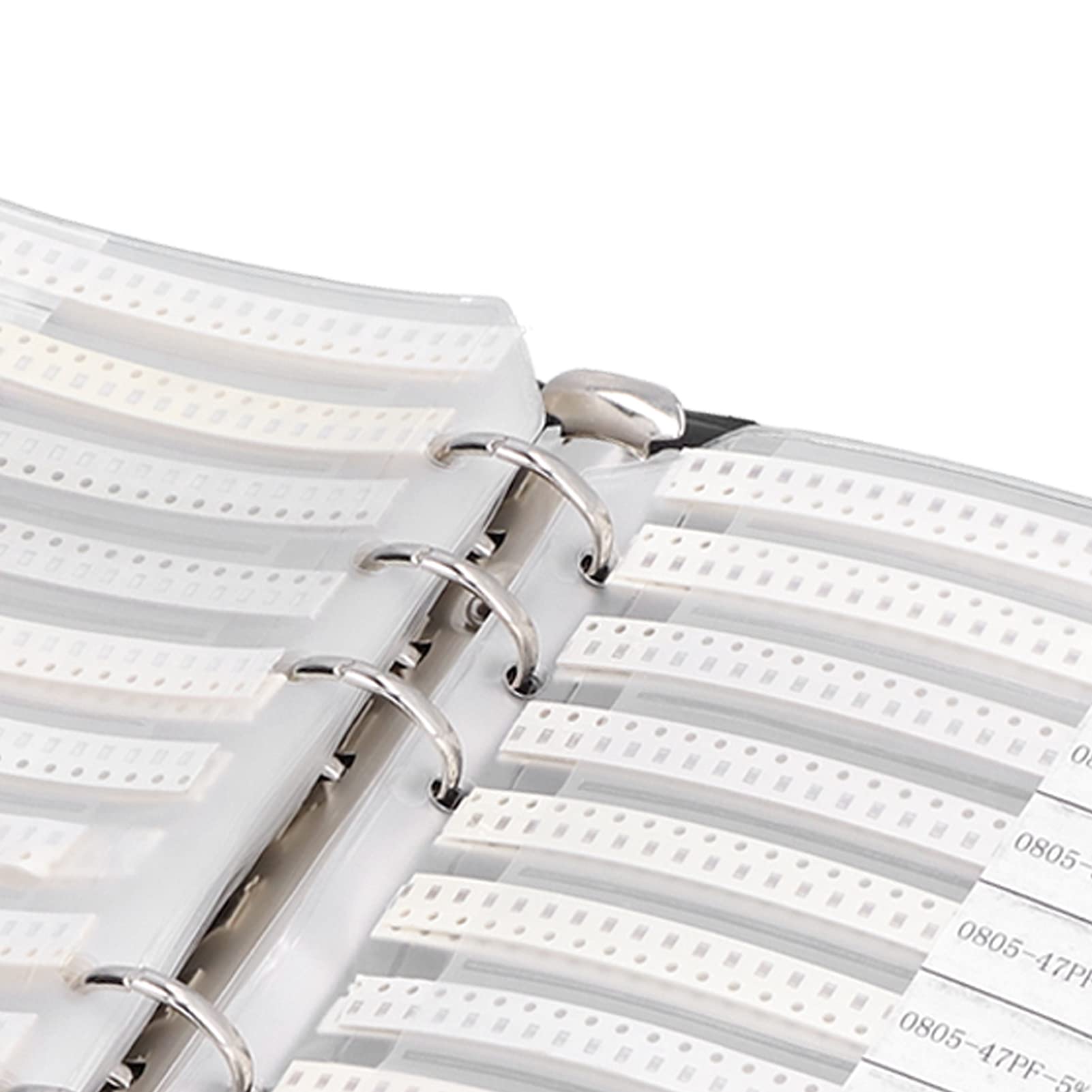 Campione di capacità Kit di assortimento in ceramica portatile 0805 92 tipi di componenti per breadboard Facile da riporre e trasportare per utenti elettronici
