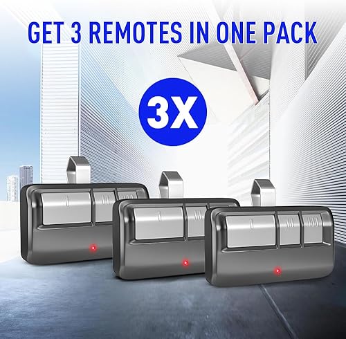 Miniatura 7 de GONAT Control remoto universal para puerta de garaje con clip de visera, para abridor de puerta LiftMasterChamberlainCraftsman, adecuado para 5