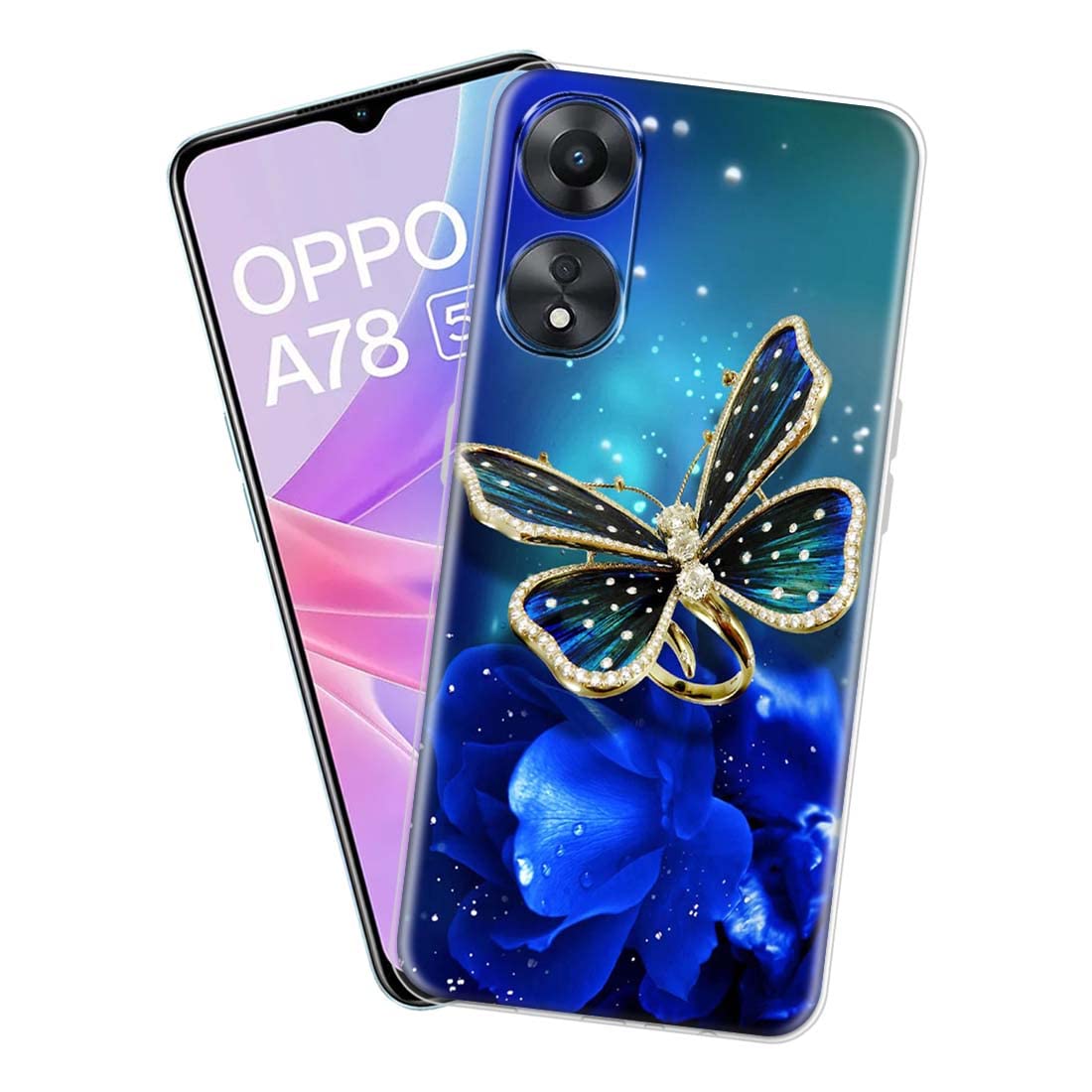 Fashionury Soft Silicon Slimfit Back Cover for Oppo A78 5G Stylish Printed Back Cover for Oppo A78 5G -D0029 (B0BTPPD48R) Amazon Price History, Amazon Price Tracker