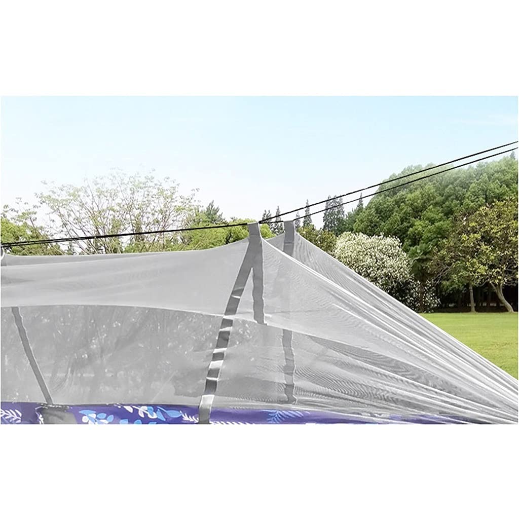 Podróżny hamak kempingowy Przenośne hamaki patio hamak kempingowy namiot przenośne kołnierzowe łóżko na plażę ogrodową (rozmiar: 55.2inx110.3in) na podróż ogrodu plażę (Color : B)