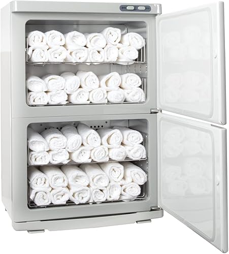 Miniatura 3 de ForPro Expert - Calentador doble de toallas calientes, capacidad extra grande de 46 litros, capacidad para 48 toallas, calentador de toallas