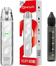 OXVA XLIM GO 2 Extreme Go | 3ml Model | 1500mAh Battery Powered | No Button Operation | Easy Operation | Includes 1 Indian Strawberry Unicorn Bottle (Metal Silver)