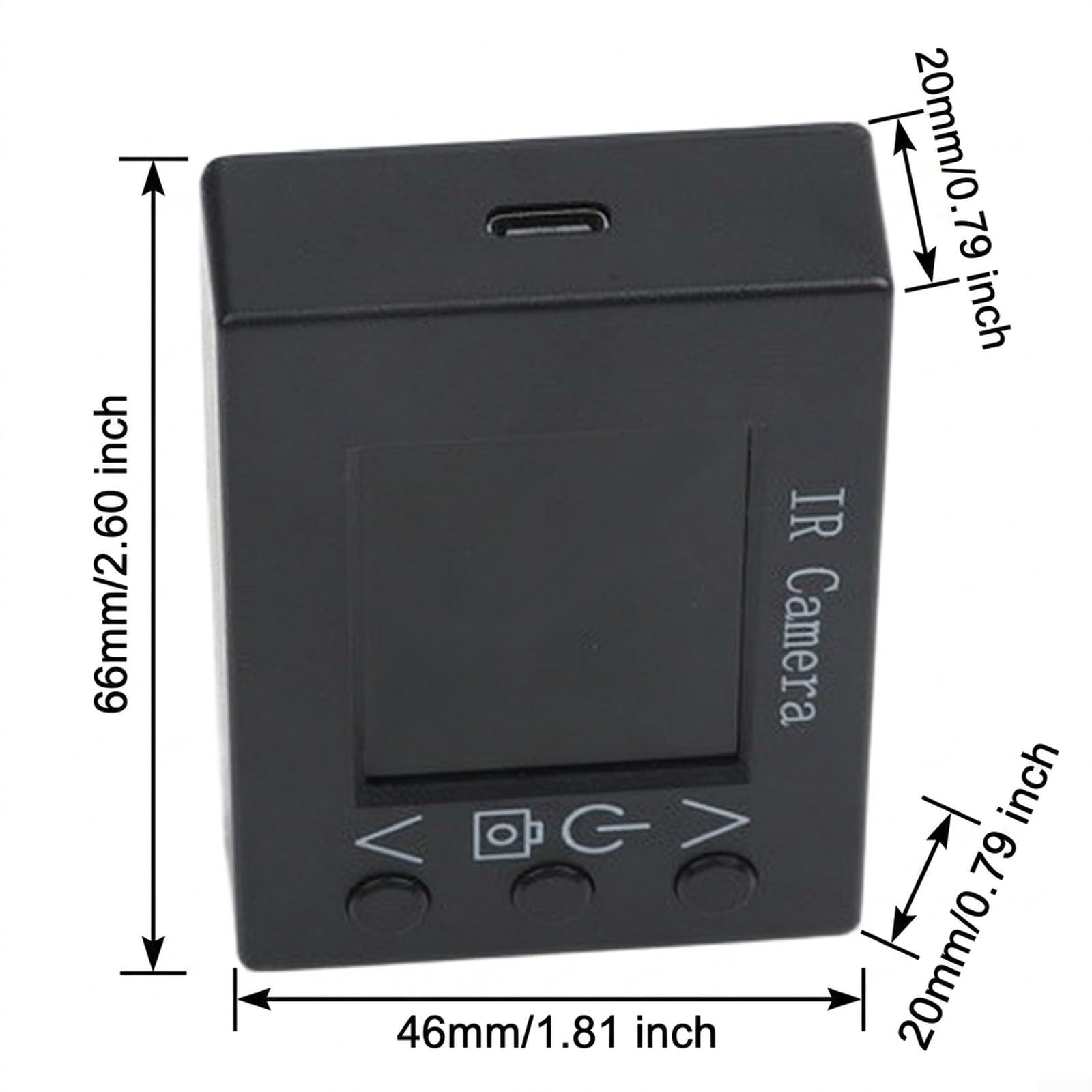 Caméra thermique portable MLX90640 32 x 24 LCD