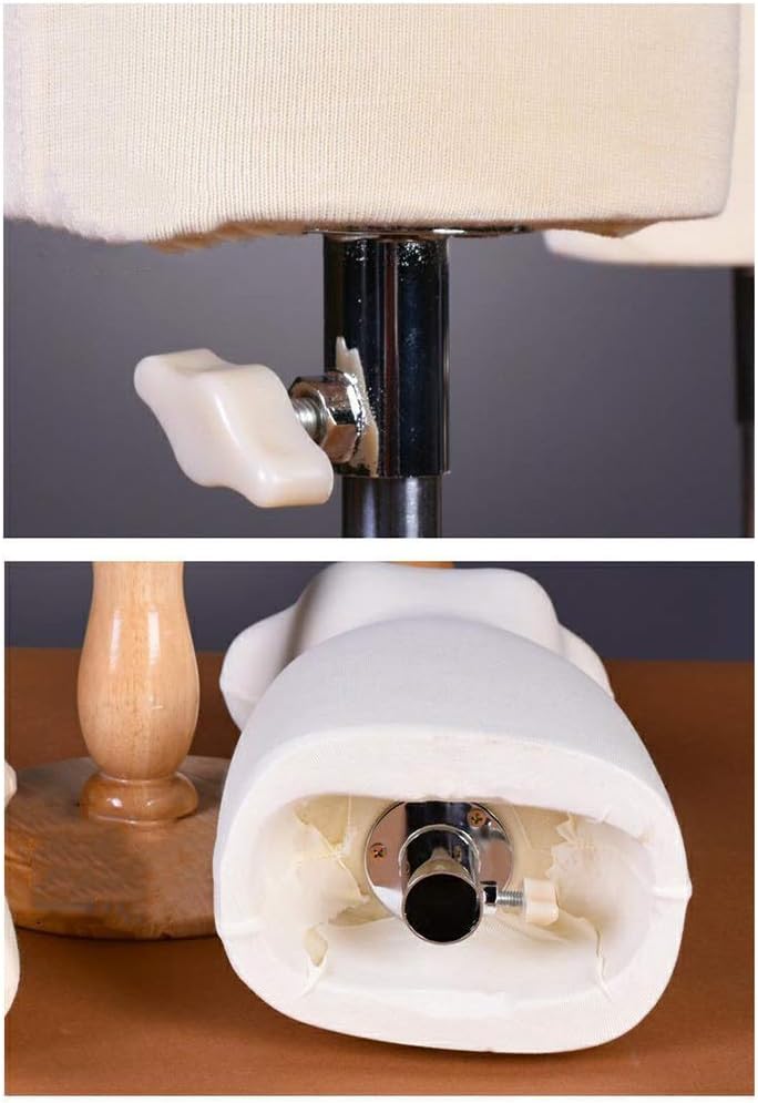 Tailor Mannequin Female Small Tailor Dummy Female Mini Doll Dress Form Display Mannequin Dressmakers Manikins Decoration Dollhouse Accessories Adjustable Height Tailor Dummy Adjustable (White