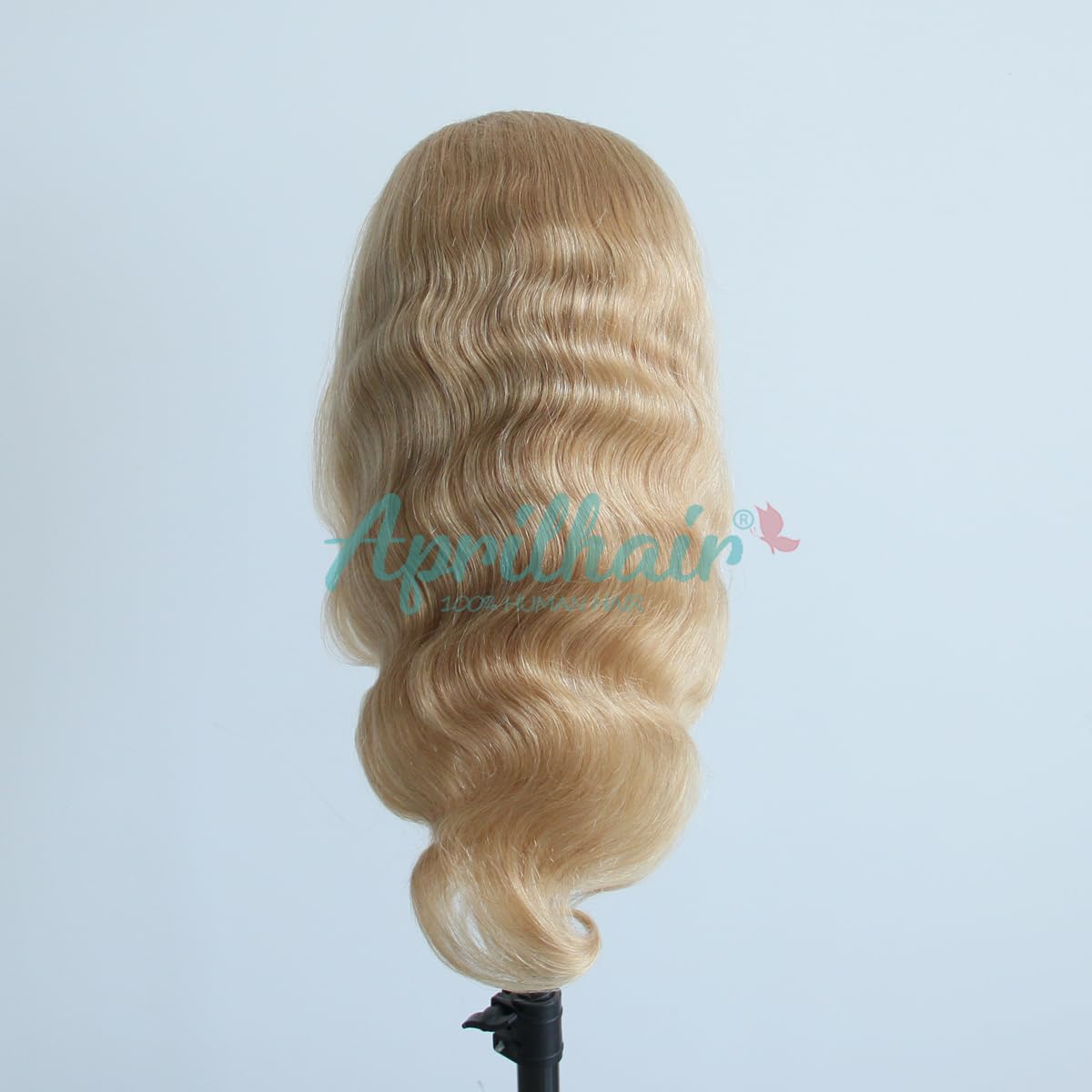 Pre-plucked #27 Honey Blonde 13X4 Lace Front Wigs Body Wave Glueless 150% Density Brazilian Virgin Human Hair (27 Body Wave Wig, 20 Inch)