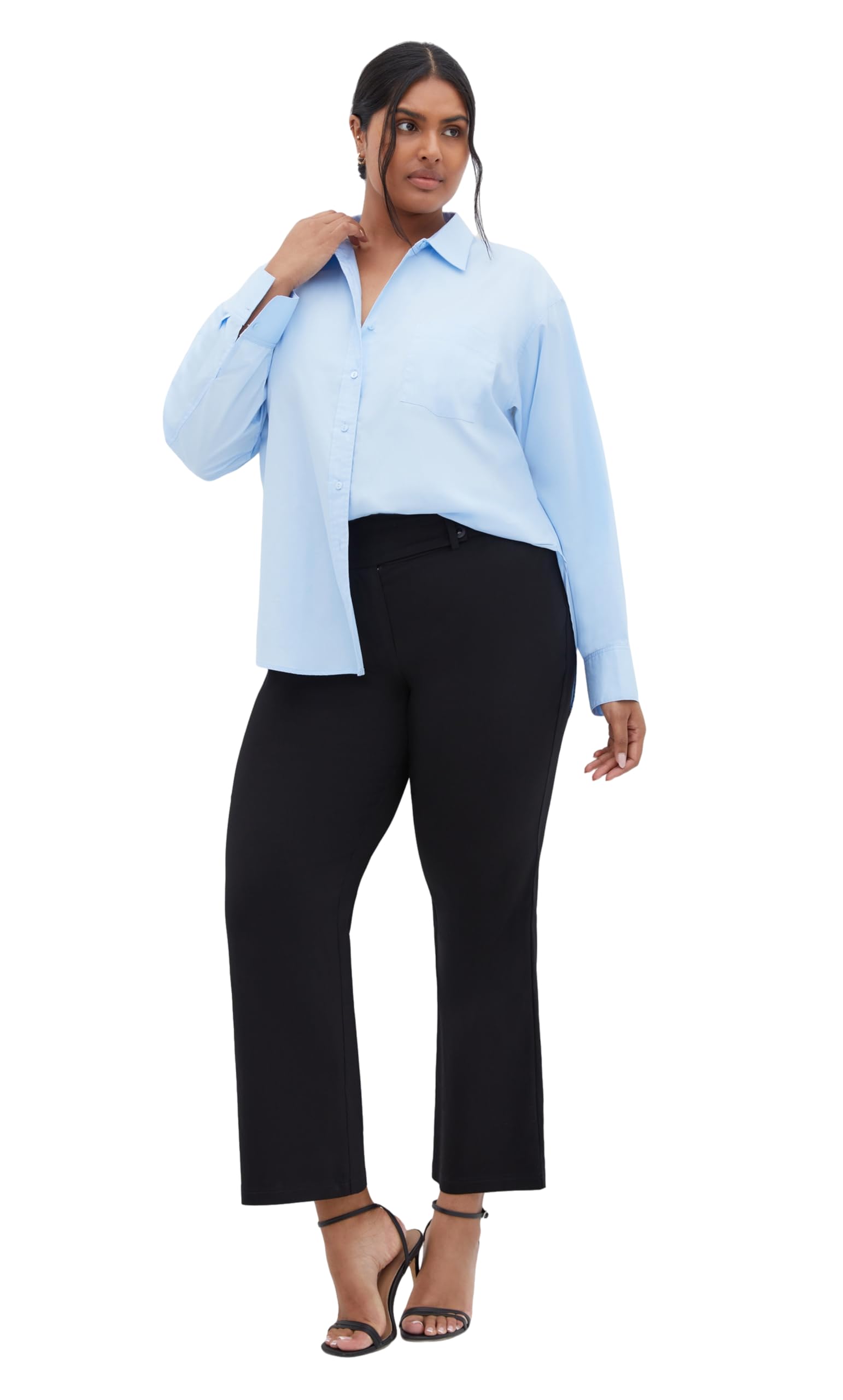 City Chic Womens Plus Size Pant - Bengaline S