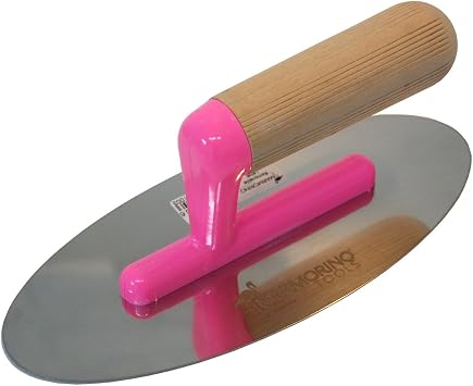 Marmorino Tools INOX Stainless Steel Oval Dome Ceiling Trowel 240mm - Venetian Plaster Tool For Curved Walls