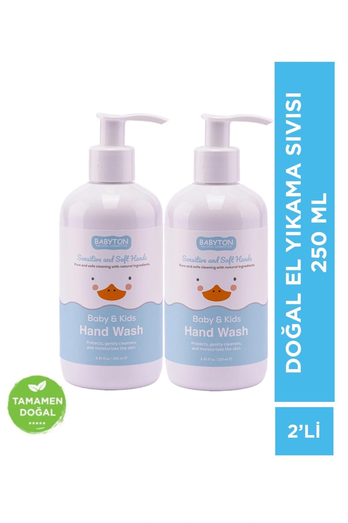 BABYTON Doğal El Yıkama Sıvısı 2'Li Set 250 Ml