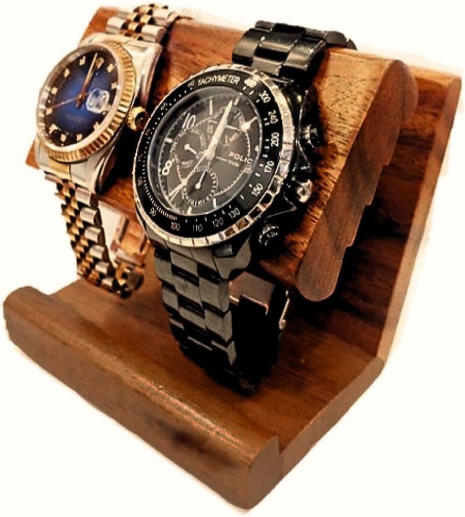 Amazon.co.jp: Nefelibata 腕時計 スタンド 木製 ウォッチスタンド