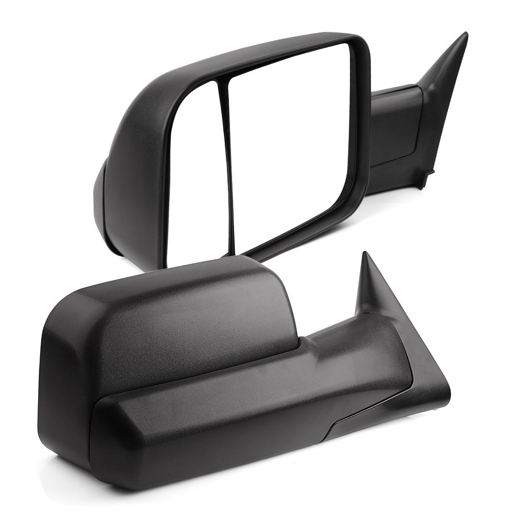 Photo 1 of YITAMOTOR Towing Mirrors Compatible with Dodge Ram, Manual Flip Up Folding