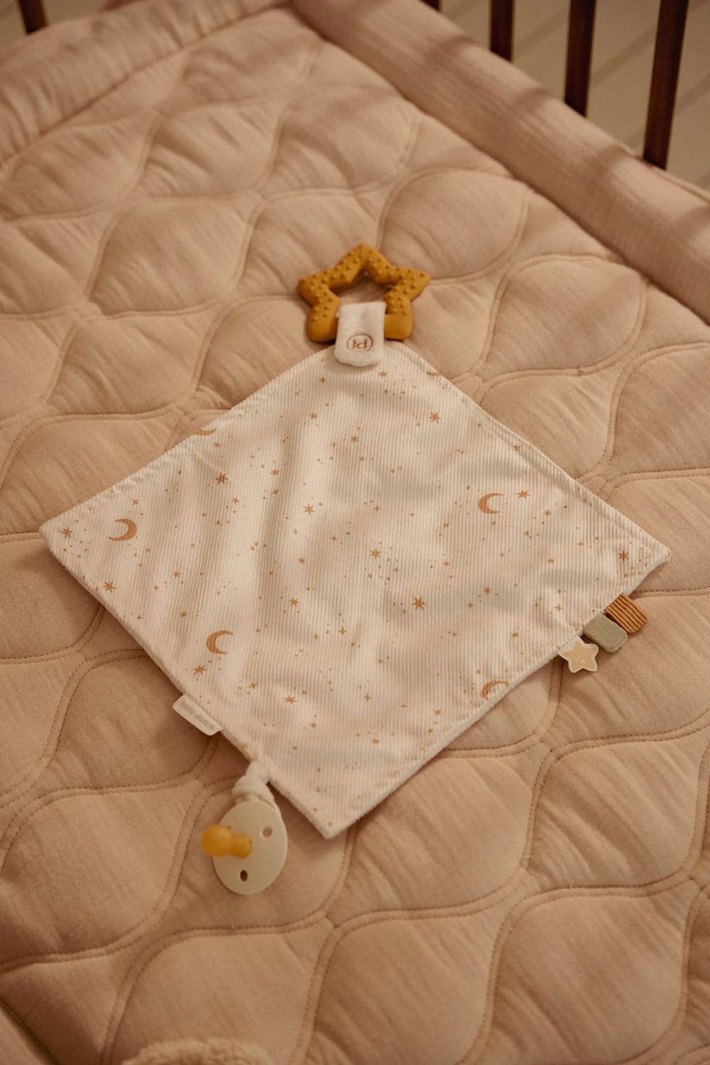 Little Dutch Paño para acurrucarse con anillo de dentición - Newborn Naturals