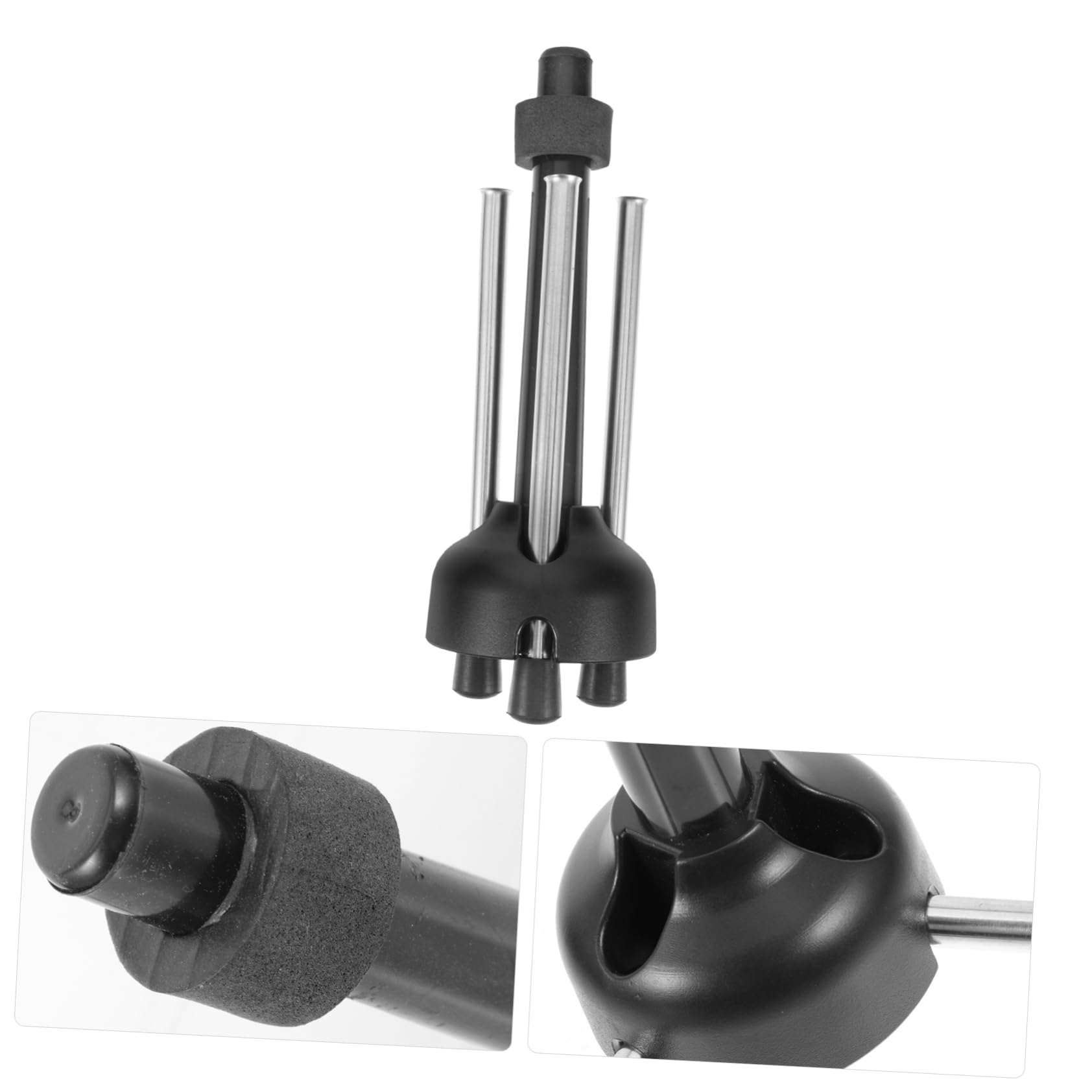 Hemoton Clarinet Stand Oboe Holder Clarinet Accessories Clarinet Holder Clarinet Bracket Musical Instrument Stand Oboe Bracket Clarinet Instrument Accessories Flute Stand Black Abs