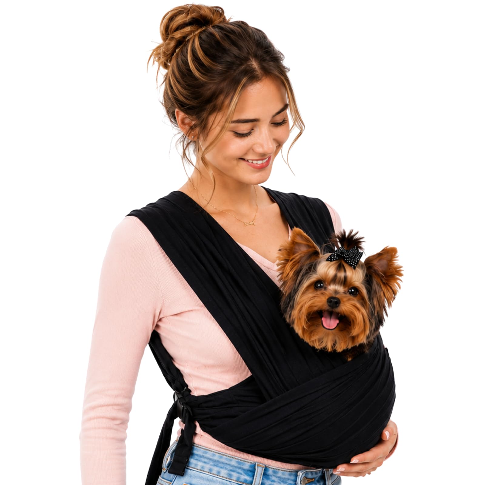 Race&Herd Yorkie Puppy Essentials Pet Carrier - Dog Carriers for Small Dogs Sling, Front Dog Carriers for Small Dog Puppy Carrier, Pet Carrier for Small Dogs Backpack Carrier 5-10 lbs