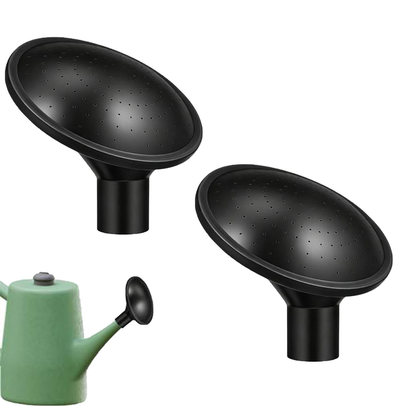 2pcs Watering Can Rose Head Replacement, Portable PP Watering Can Head, Spill-Proof Waterings Replacement Sprinkler Nozzle for for Most Waterings Cans, 4.33x3.94in
