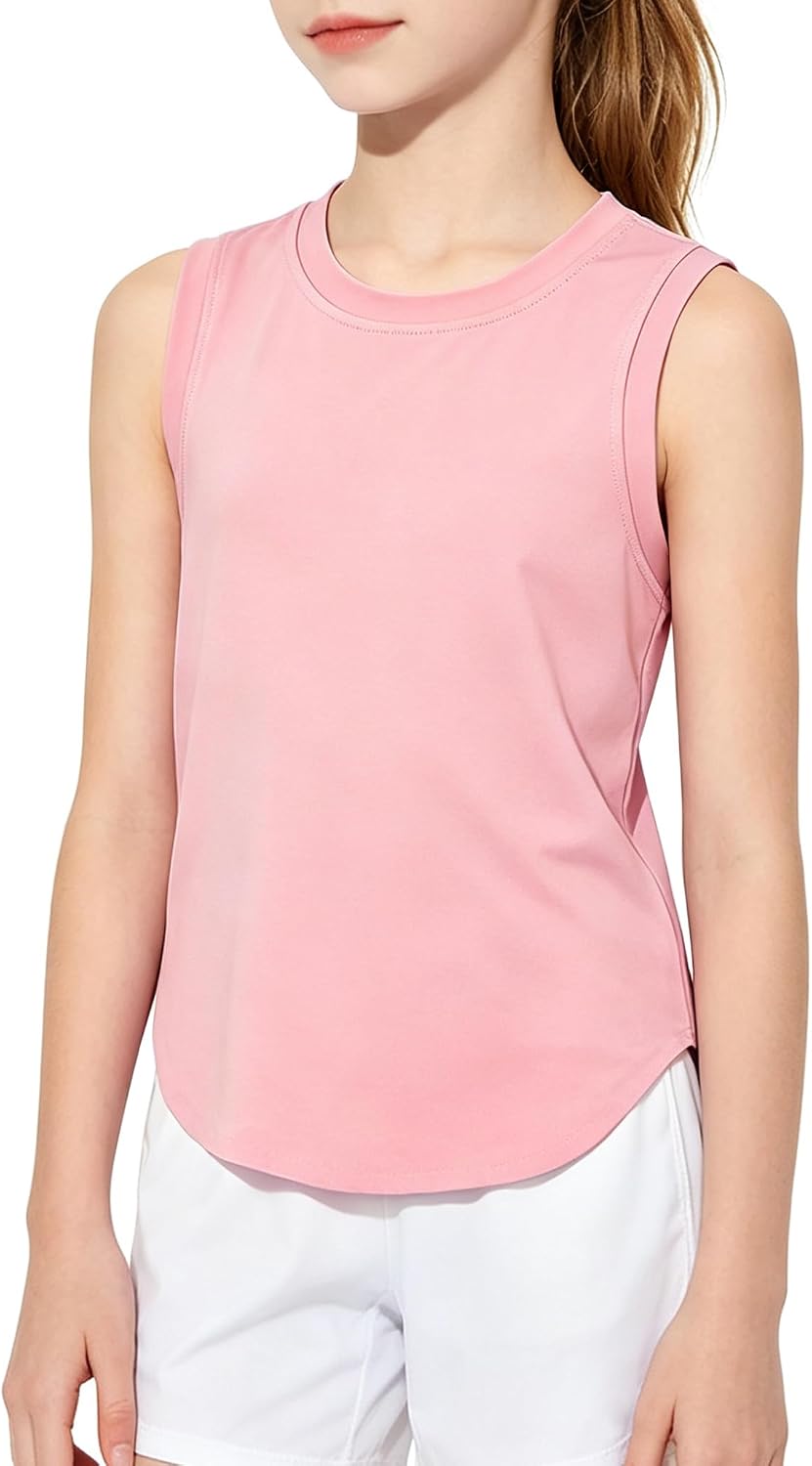 LYSMuch Girl Sleeveless Quick Dry Tank Tennis Shirt