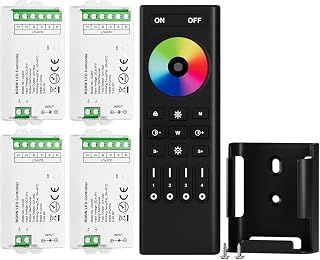 BTF-LIGHTING 2.4GHz Wireless Remote RC03RFB &4PCS C04RF Tuya Controller Kit