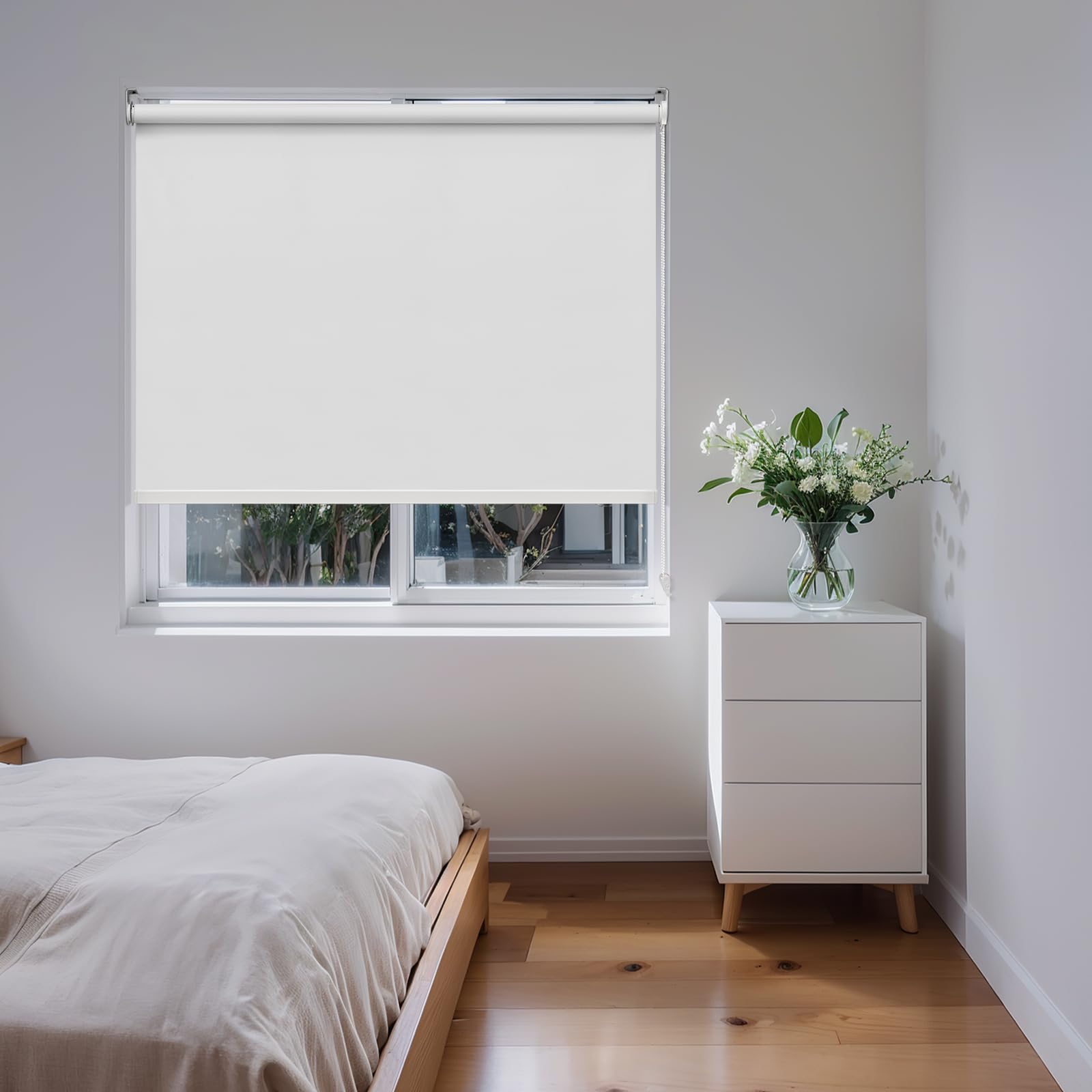 Amazon｜KIVVO 防炎ロールスクリーン 防炎ロールカーテン 1級遮光