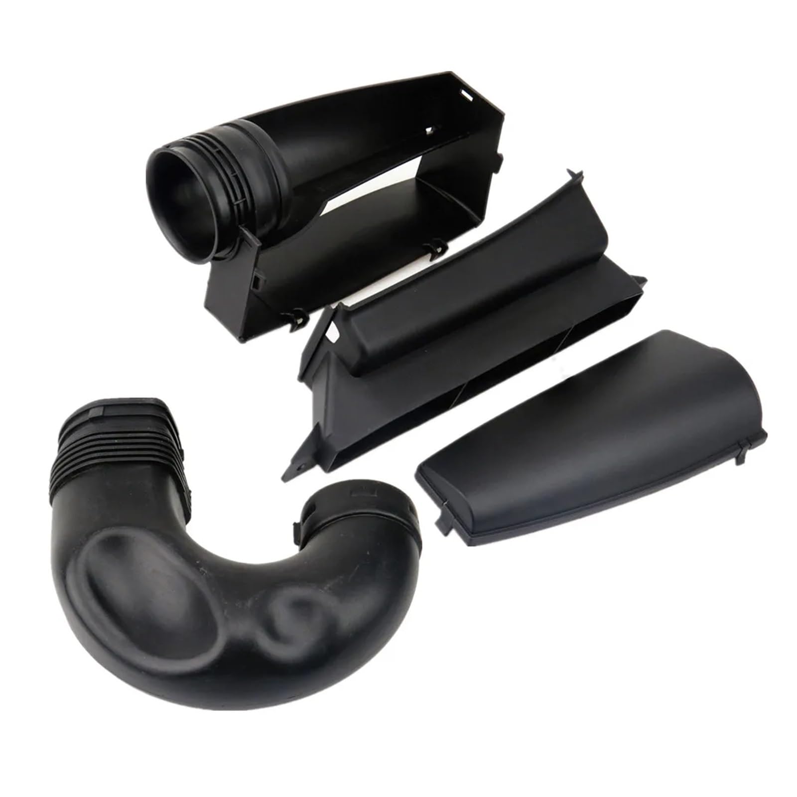 Lufteinlassabdeckung Führungshalterung Platte Verbindungsschlauchset kompatibel mit Passat B6 Tiguan 3C0805971A 1KD129618AN 1K0805962E 1K0805965J(1K0 805 962E)