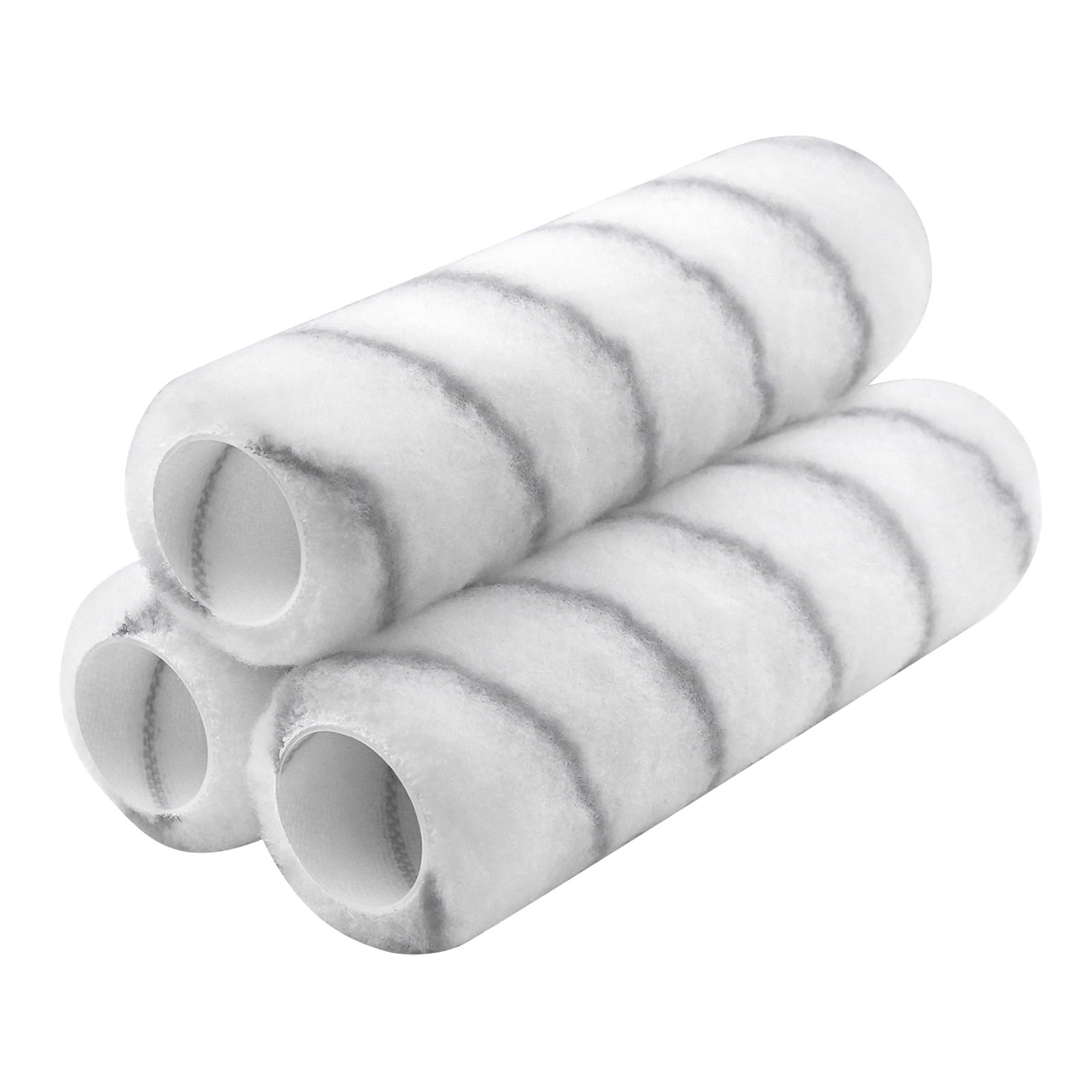 ROLLINGDOG 9" Paint Roller Sleeves, Shed-Resistant Polyester, 12mm, 3 Pack