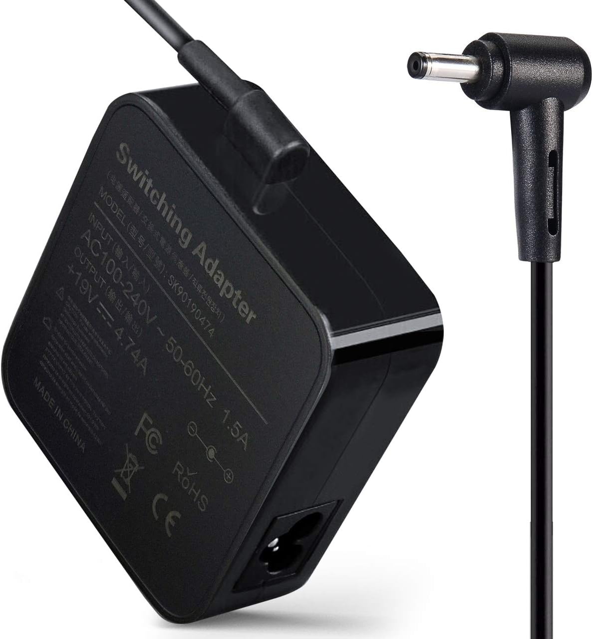 for Asus Monitor Power Cord Asus Rog Strix PG279Q PG279 PG279QZ XG27UQ PG259QN TUF Gaming VG27AQ VG32VQR VG35VQ Vivo AiO V230I V230IC 90W Power Adapter ADP-90LE B ADP-90YD B K55A K55N K501UX