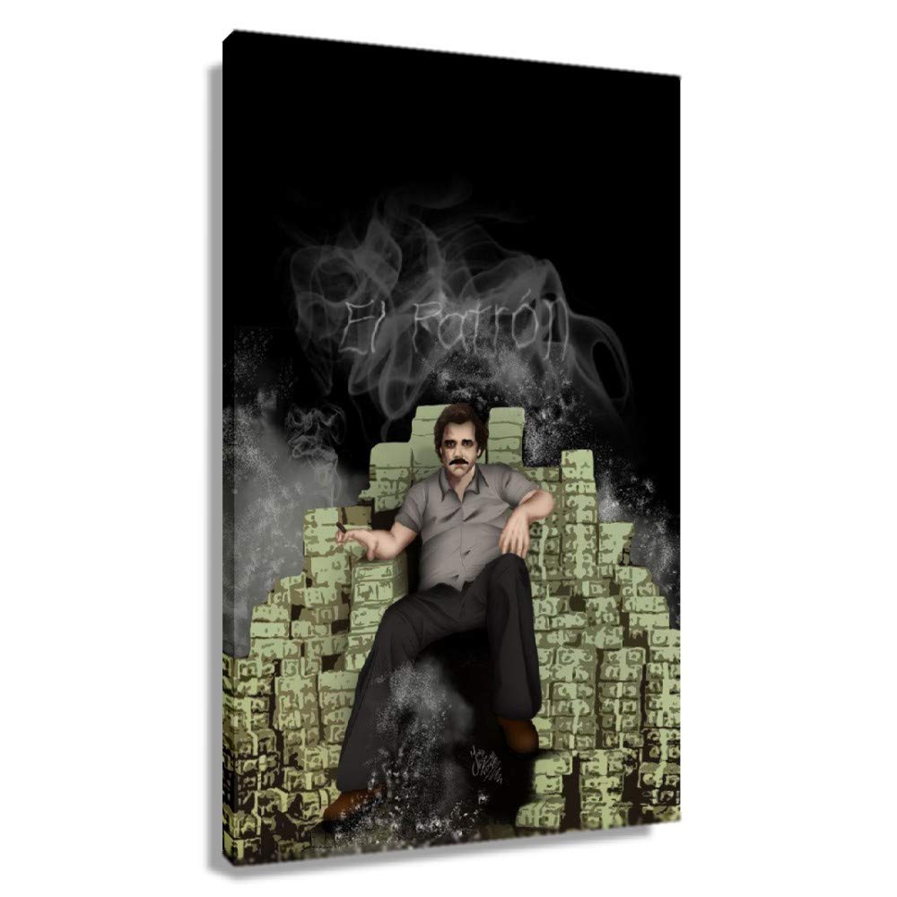 Pablo Escobar Poster Decorations for Bedroom Picture Art Canvas Wall Hanging Kitchen Canvas Modern O