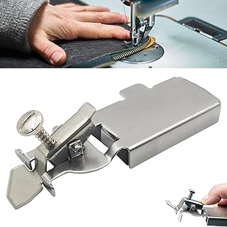 Buddy Sew Magnetic Seam Guide, BuddySew Magnetic Seam Guide for Sewing Machine, Multifucntional Straight Line Hems Sewing Ruler, Universal Sewing Machine Attachments, for All Sewing Machine (1)
